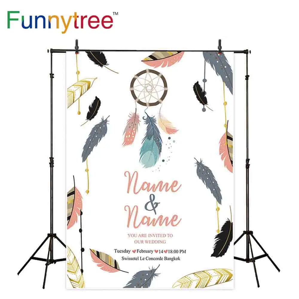 Фон Funnytree для фотосъемки винтажный акварельный Ловец снов свобода Свадебное