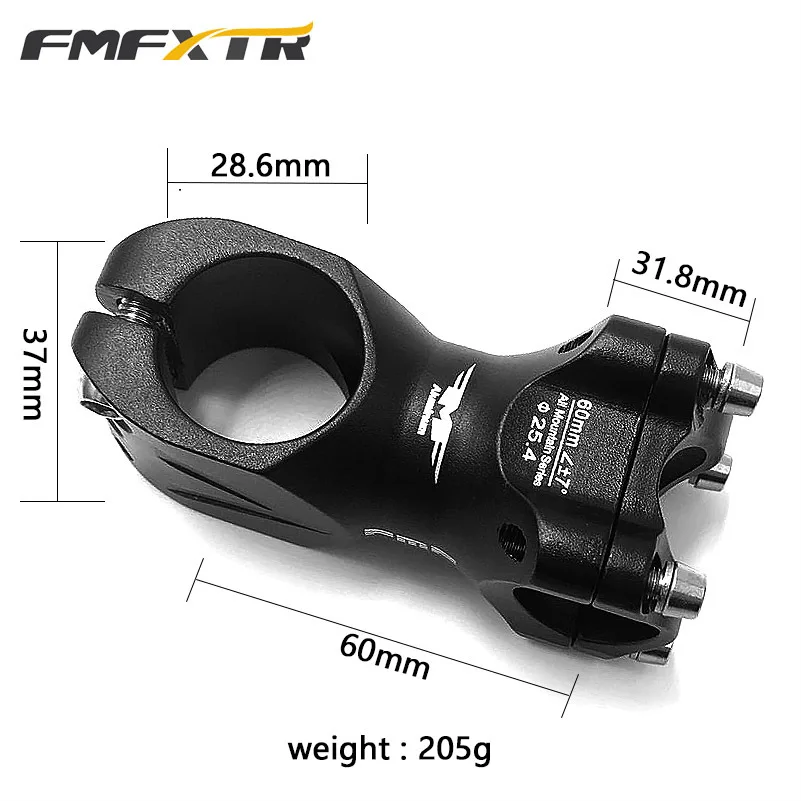 FMF 25,4/31,8 мм вынос руля велосипеда Matt Black алюминиевый сплав велосипедная Трансмиссия вынос руля 28,6mm вилка зажим Dia