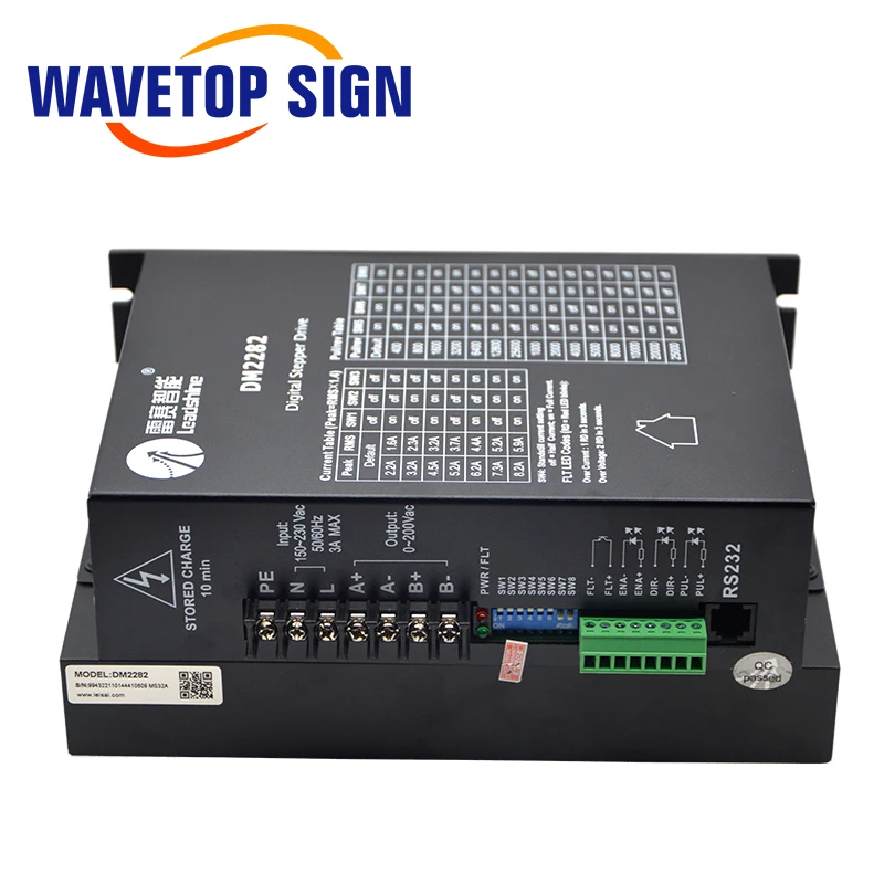 Leadshine DM2282 цифровой шаговый Драйвер для 2 фазы NEMA 34 и NEAM 42 Шаговый двигатель ток ~ 8.2A