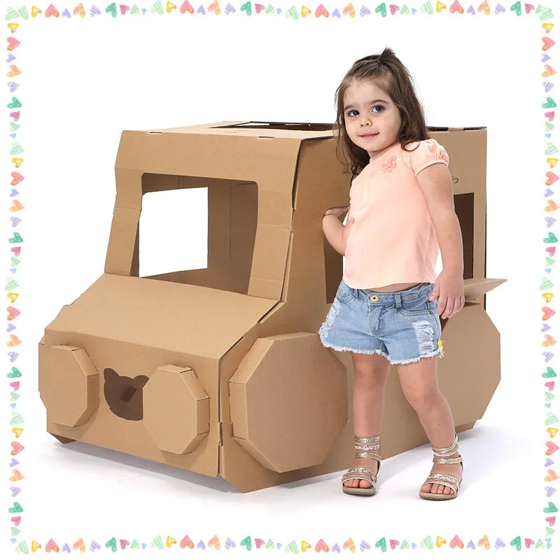Cool Tank большой diy-раскраска игрушки игрушечный танк детская палатка игра дом - Цвет: 15