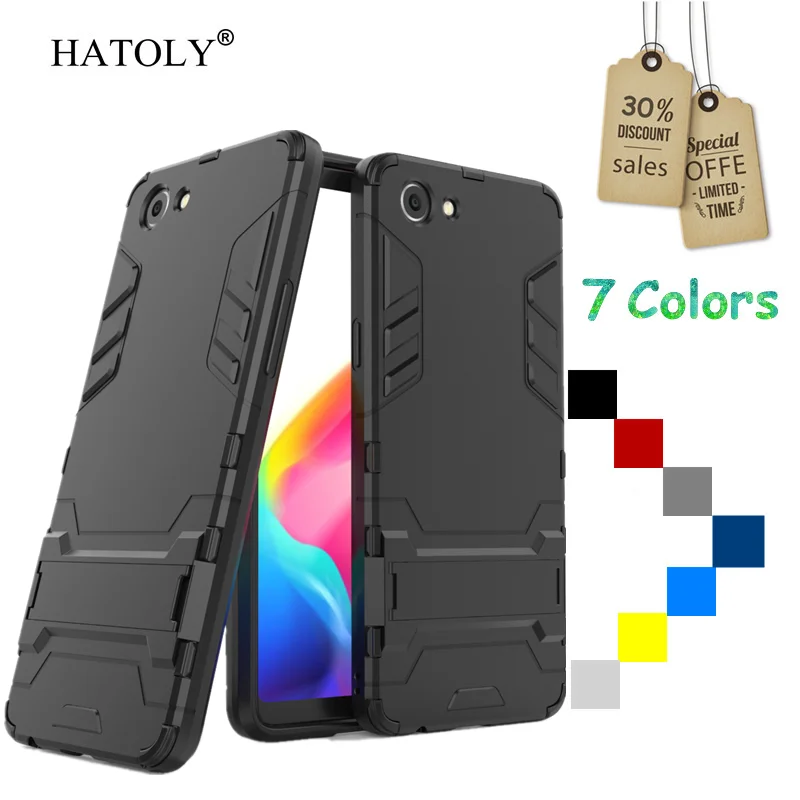 Чехол HATOLY для Oppo Realme 1 чехол Realme1 резиновая броня робота тонкий жесткий телефона 6