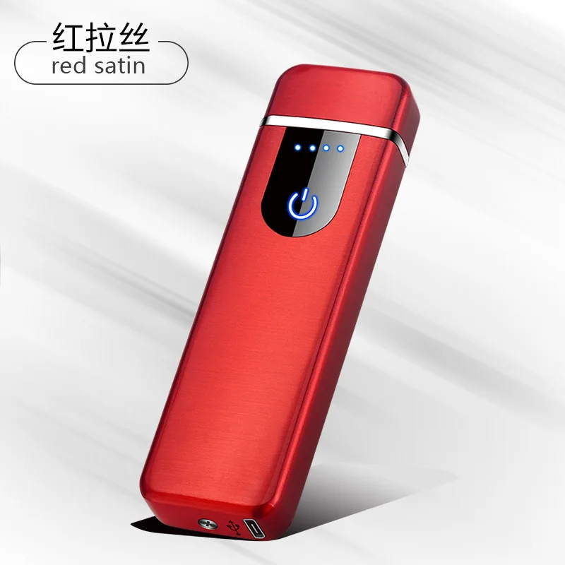 Сигаретная высококлассная зажигалка двойная USB зарядка Электронная плазменная