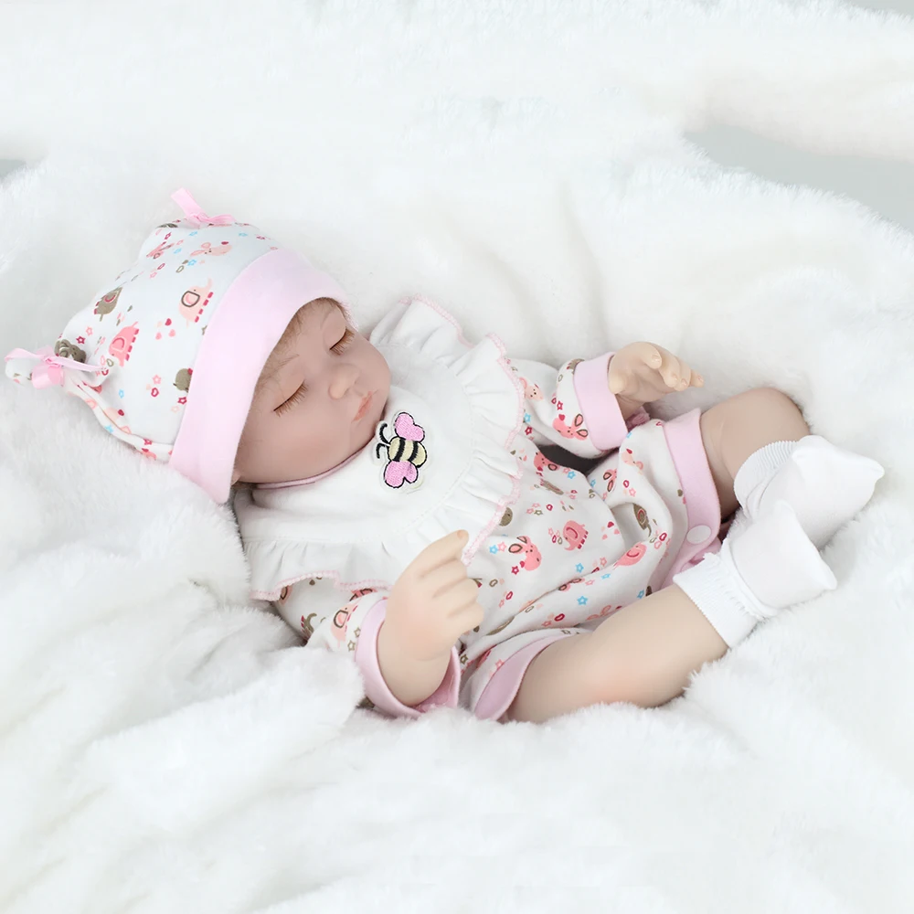 KAYDORA Reborn Baby Doll игрушки для детей подарок реалистичные спящие тела Силиконовые Детские Playmate для девочек Мини-куклы