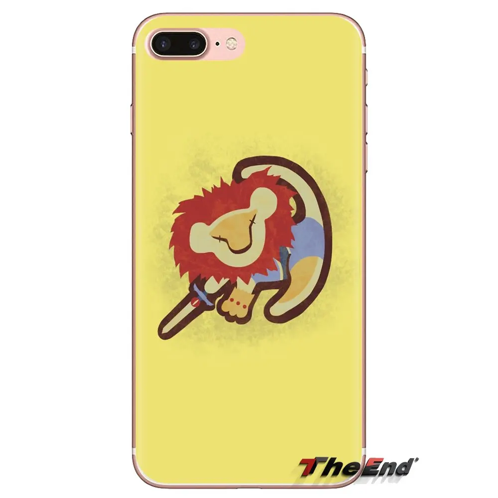 Чехол для телефона Simba Funny Face Lion King с цветочным рисунком LG Spirit Motorola Moto X4 E4 E5 G5 G5S G6 Z Z2