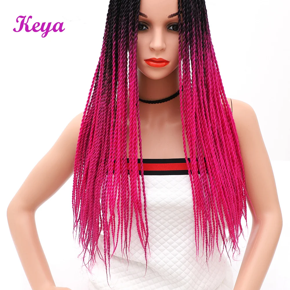 Keya Ombre Сенегальские накрученные волосы 6 шт./партия вязанные косы 30 корней