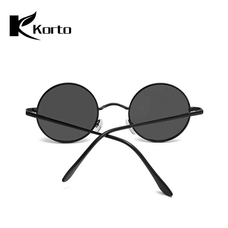 Мужские Винтажные Солнцезащитные очки с поляризационными линзами John Lennon круглые