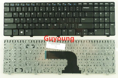 Английская клавиатура для ноутбука Dell Inspiron 15 15R 3521 3537 15R 5421 5521 5537 5535 15-3521 15V-1316 Клавиатура ноутбука черный