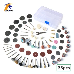 75 шт., набор аксессуаров для древесины и металла