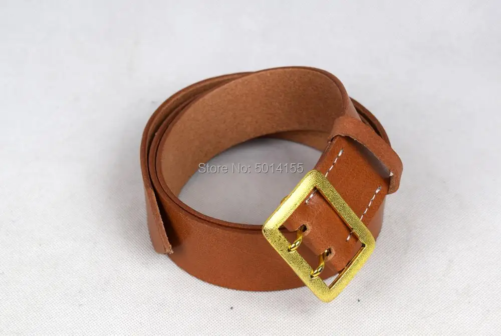 Реплика немецкого винтажного офицера Второй мировой войны коричневый ремень