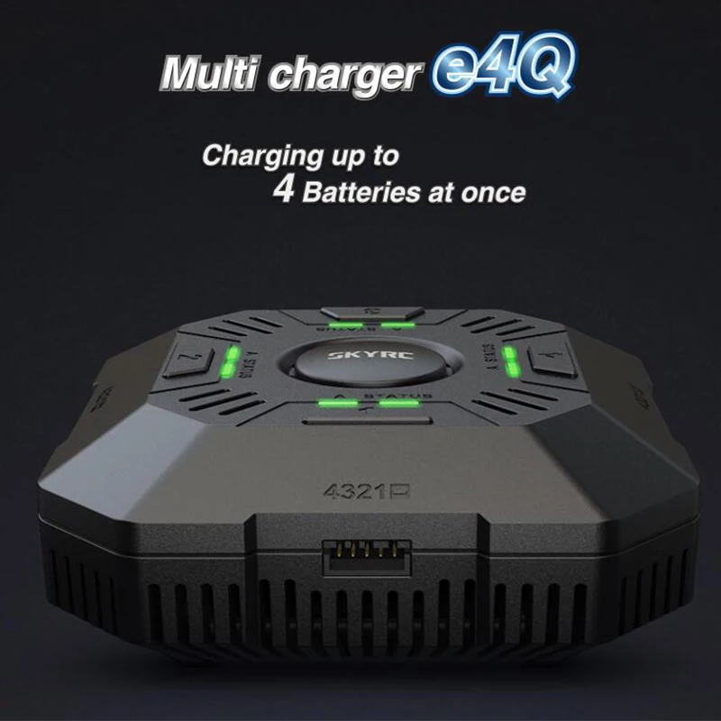 Зарядное устройство SKYRC Multi Balance E4Q с 4 портами XT60 зарядное постоянного тока для 2 4S
