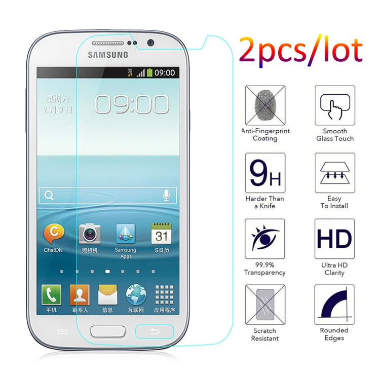 Высокопрозрачное тонкое закаленное стекло для Samsung Galaxy Grand Neo 9060 I9060 Duos I9082