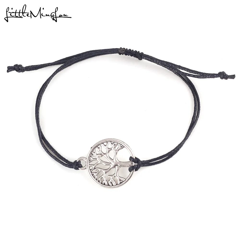 Браслет веревочный Регулируемый для мужчин и женщин браслеты ручной работы с