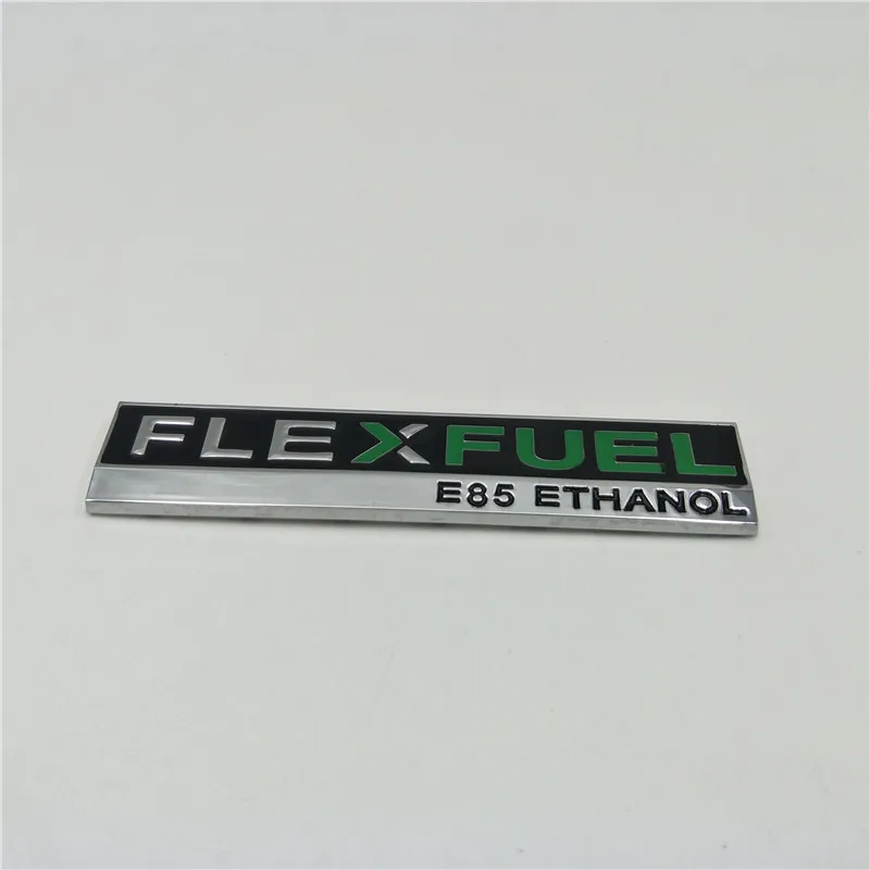 Металлическая Эмблема FLEXFUEL E85 с логотипом этанола для Ford CHRYSLER Chevrolet|Наклейки на