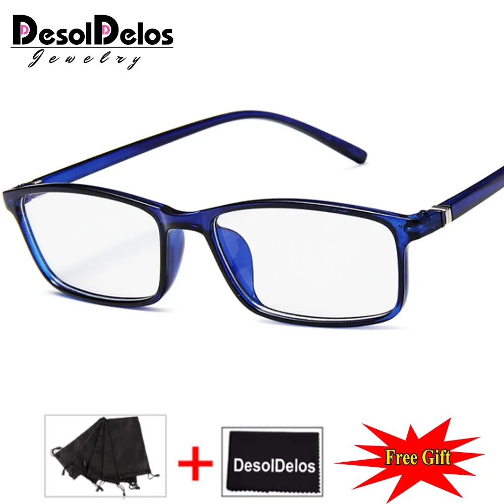 

Women Glasses Frame Men Anti Blue Light Eyeglasses Frame Vintage Square Clear Lens Glasses Optical Spectacle Frame N204