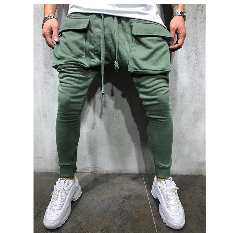 Посылка почтой большой размер Мужская повседневные штаны 2019 новый карман