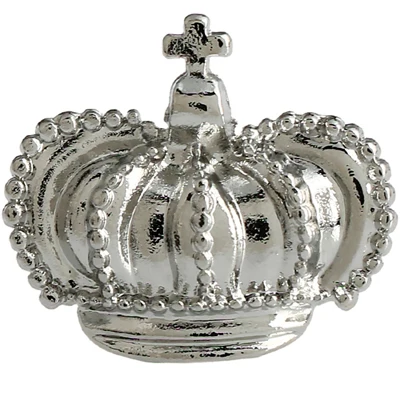 Silver X0222A Винтажные маленькие броши в виде короны для женщин мужские значки модные ювелирные изделия Ретро Серебряная бронзовая Золотая брошь значки на лацкан, металлическая фурнитура - Окраска металла: Silver X0222A