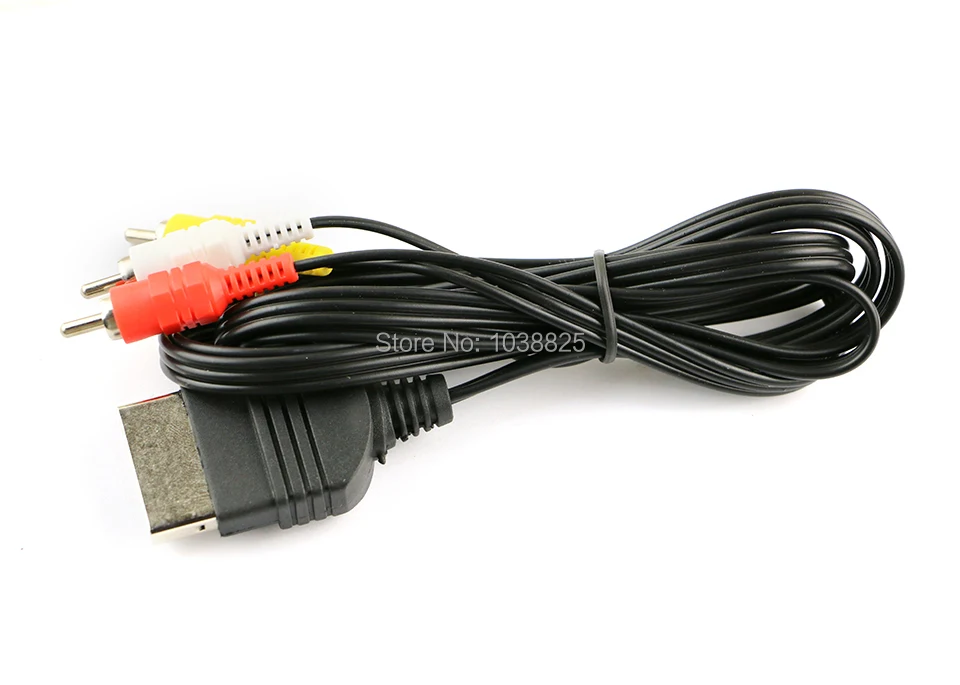 10pcs/lot Composite Audio Video Cord AV Cable for Xbox Adapter Converter Connector Component Lead 3RCA | Электроника