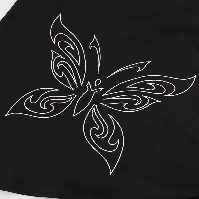 Женское Повседневное платье элегантные вечерние готические с животным принтом