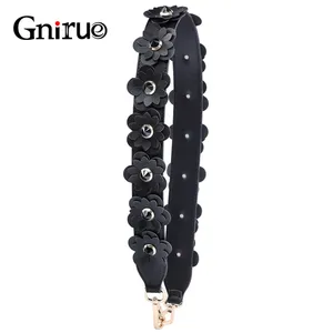 90 см цветные цветы, модные плечевые ремни для сумок, багажный ремень, высококачественные кожаные ручки для сумок, разные цвета