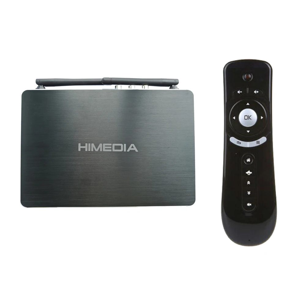 HiMedia H8 плюс Bluetooth 4.0 3D 4 К Smart Android 5.1 ТВ коробка Octa core 2 г/16 г двухдиапазонный Wi Fi Media
