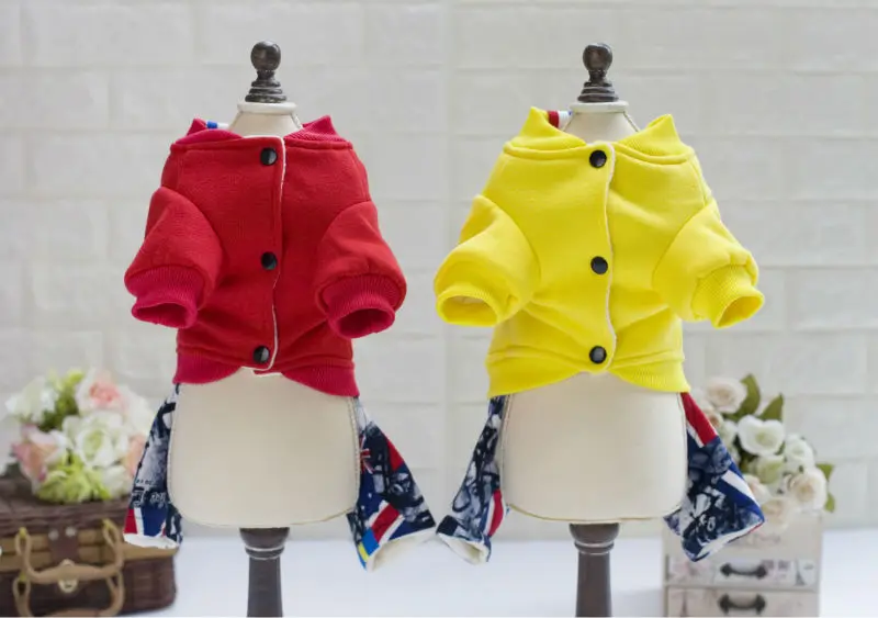 Зимняя хлопковая одежда Y104 для собак теплый милый костюм Микки Мауса домашних на