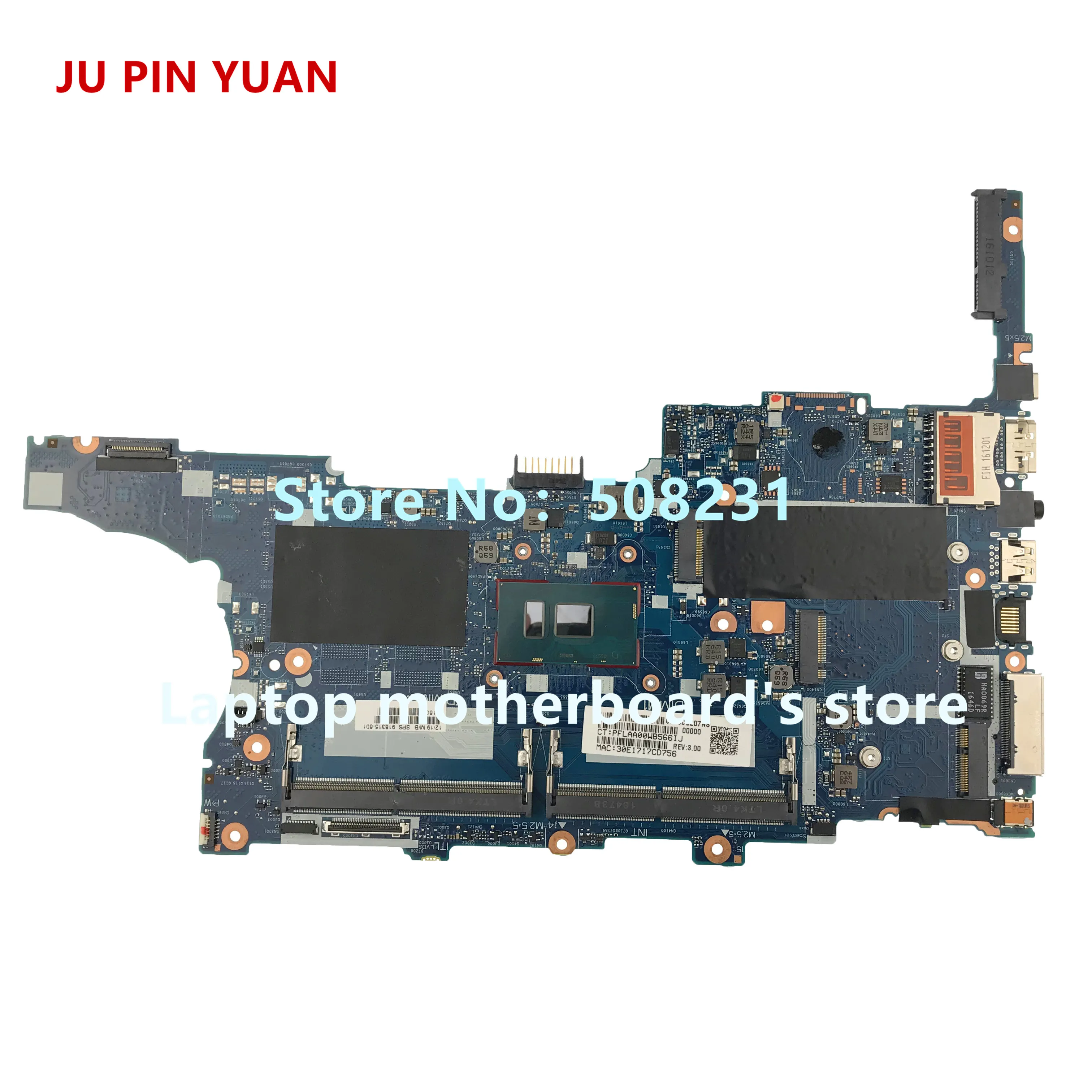 JU PIN YUAN 925525-601 0P2 DA00P2MB6D0 Laptop motherboard For HP 240 G6 Laptop 14-BW Notebook PC E2-9000 fully Tested