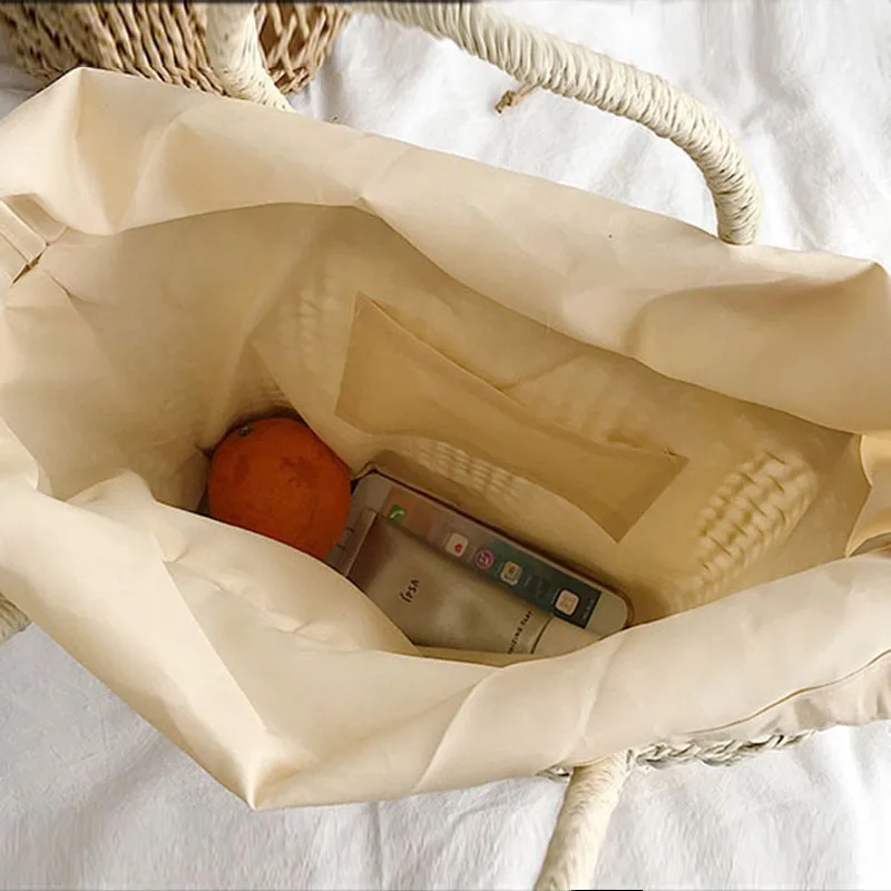 Женские сумочки Sac A Main с травой тканый стиль полый дизайн корзина пляж праздник