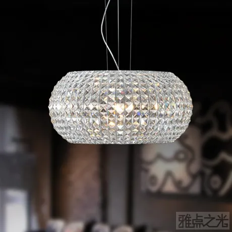 Crystal chandelier lamp living room modern minimalist restaurant bedroom study creative lighting fixtures |