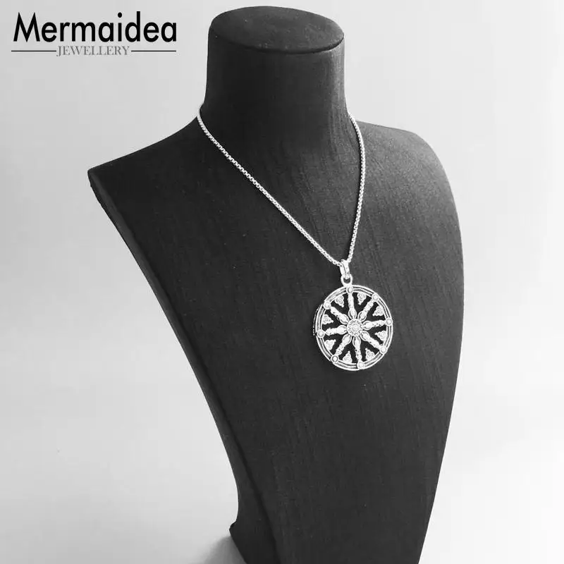 Подвеска Karma Wheel новинка 2020 года модные ювелирные изделия в стиле панк украшения