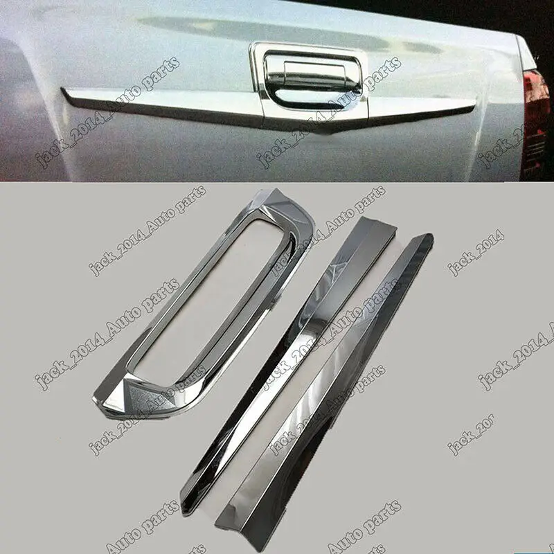 

ABS CHROME TAIL GATE TAILGATE ACCENT FOR ISUZU DMAX D-MAX PICKUP 2012 2013 2014 2015