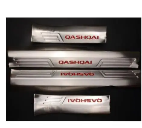 Накладки на пороги дверей Nissan Qashqai J11 защитные наклейки автомобильные аксессуары