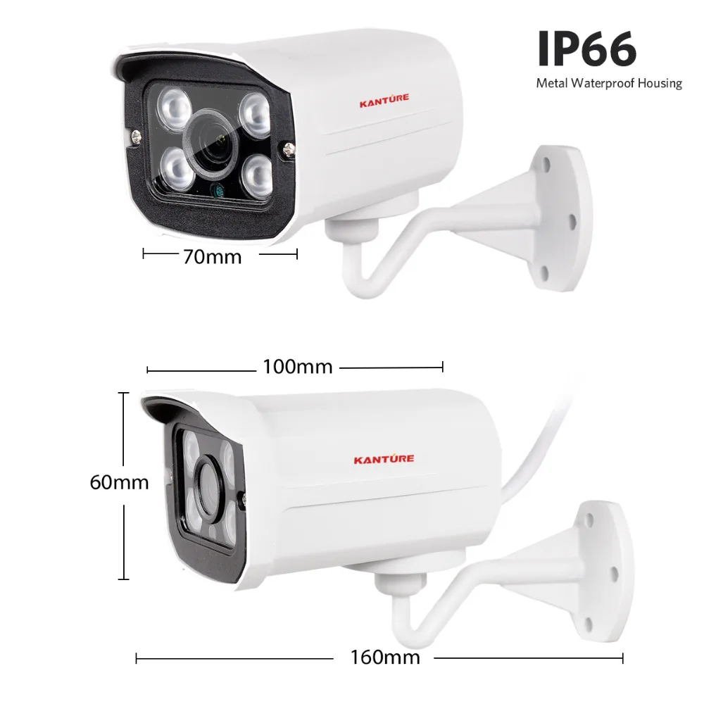 Система видеонаблюдения KANTURE h.265 + 16CH AHD 1080P dvr CVI 2MP 3000tvl дневная и Ночная система