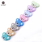 10 шт., силиконовые бусины для прорезывания зубов