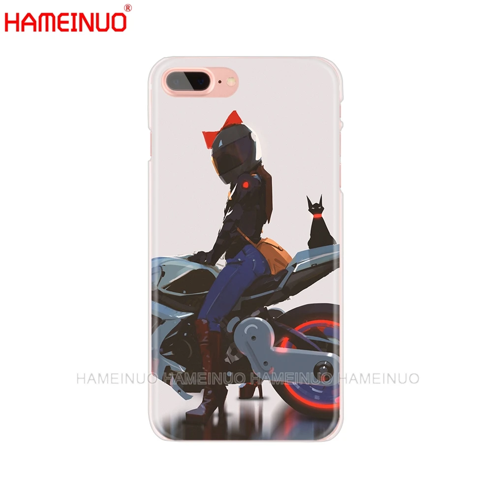 HAMEINUO THE Anime girl 02 cell phone Cover case for iphone X 8 7 6 4 4s 5 5s SE 5c 6s plus | Мобильные телефоны и