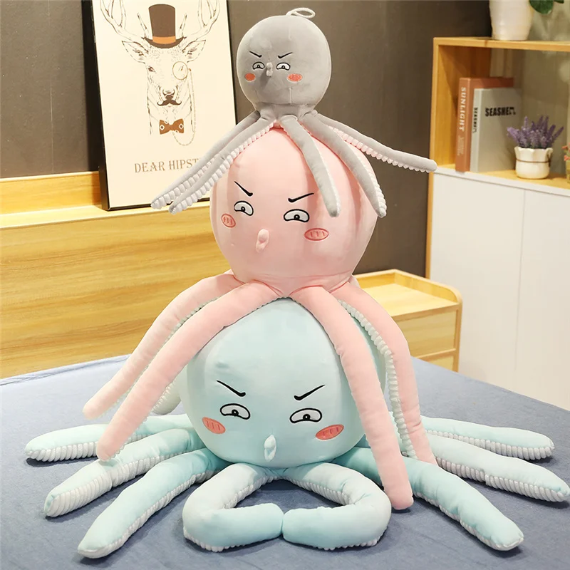 Креативная плюшевая игрушка осьминог мягкая кукла рыба игрушки Мультяшные