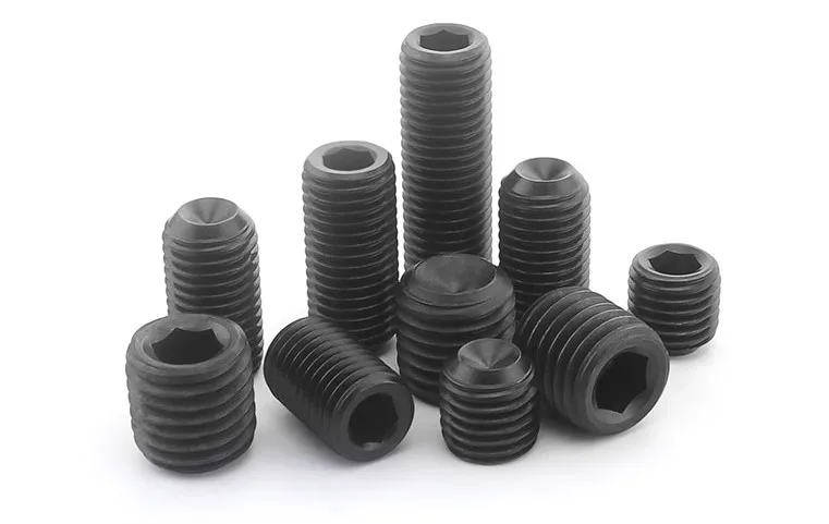 

50 шт. DIN916 M2 M2.5 M3 M4 12,9 Grade Hex Socket Grub шурупы набор болтов без головки
