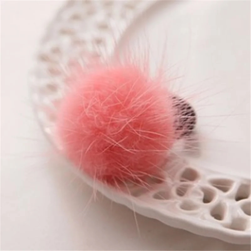 Резиновые повязки на голову для девочек милые аксессуары волос с мини норковыми