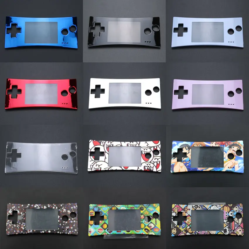 Передняя Лицевая панель YuXi сменная Крышка для GameBoy Micro GBM передний чехол запасная