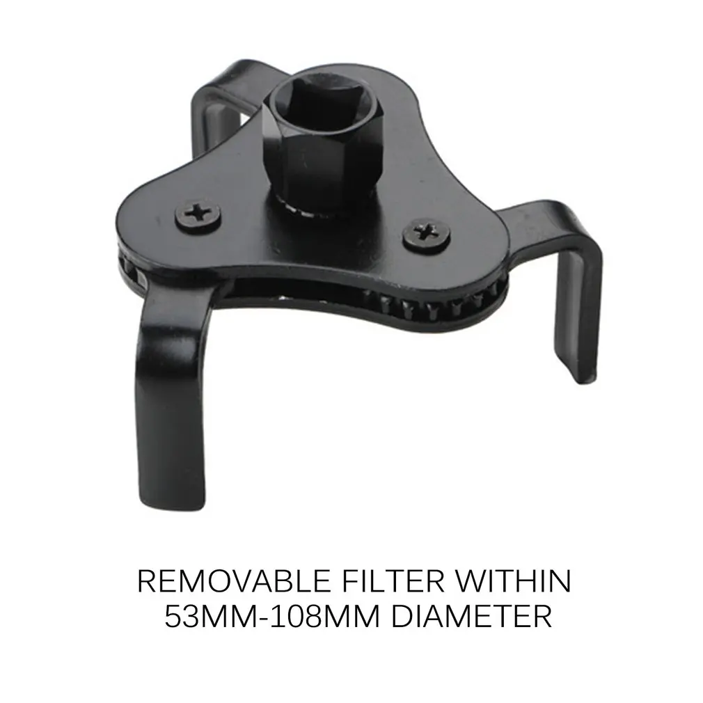 Car Repair Tools 2 Way Oil Filter Wrench Auto Adjustable Universal 3-Jaw Remover Socket 1/2 Tool For Truck | Инструменты
