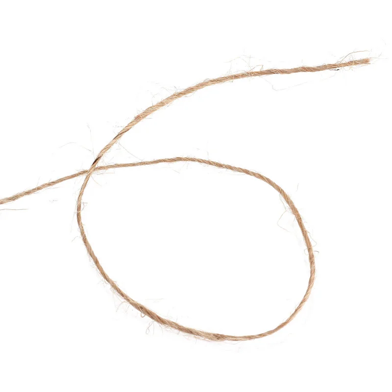 100 м натуральный джутовый шпагат веревка из пеньковой веревки упаковка для