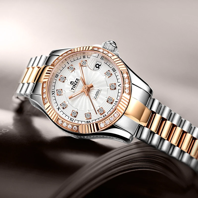 Женские Механические часы montres automatiques de luxe pour mecanique dames uurwerken diamond montre femme