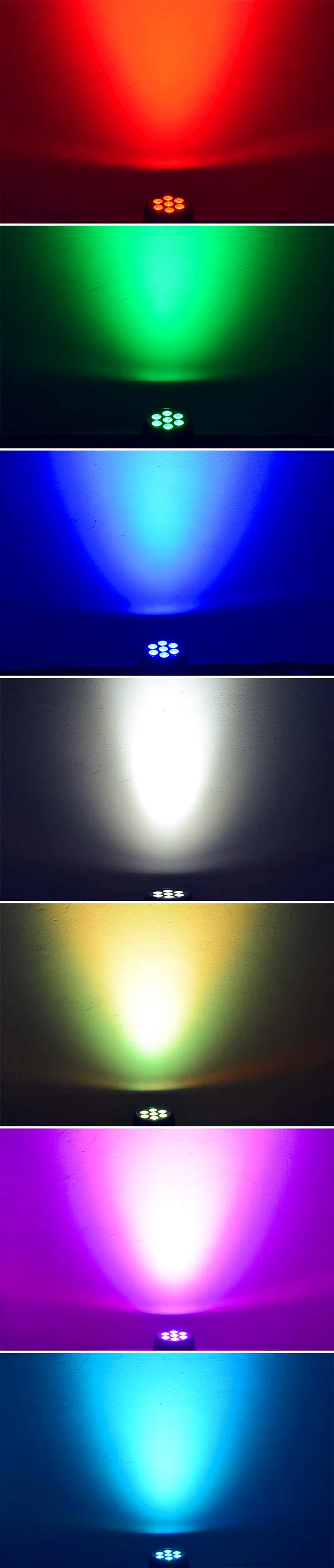 Пульт дистанционного управления Управление 7LED DMX512 многоцветный с вращающейся подвижной головкой сценический световой эффект звуковая активация прожектор для дискотеки KTV вечерние DJ свет
