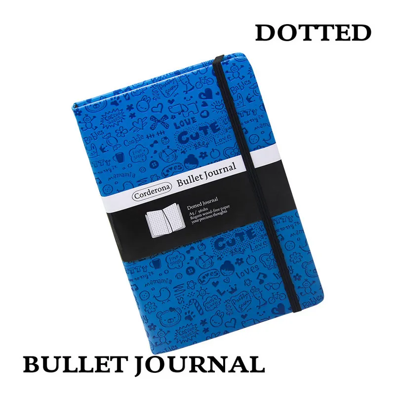 Dot Grid твердый переплет дневник в полиуретановой обложке Bullet notebook креативный А5 точечный журнал Bujo