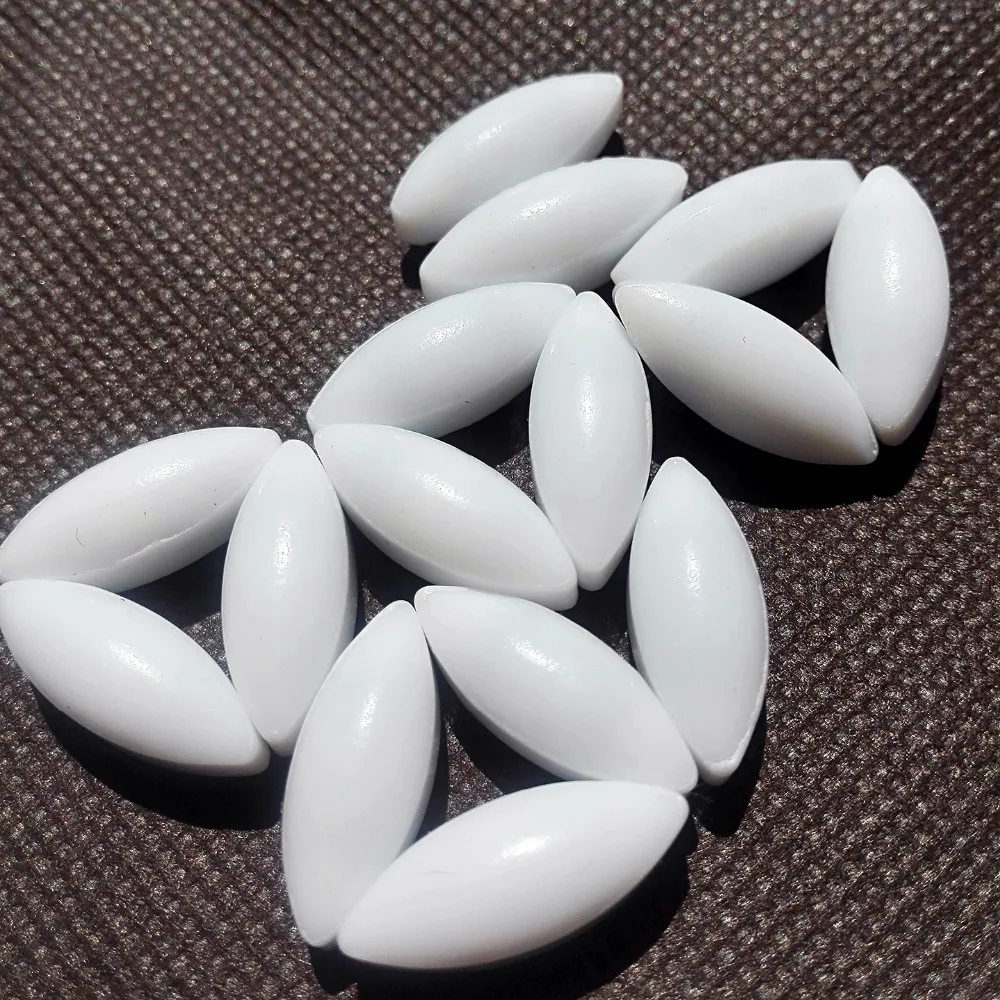 A8x20mm оливковая форма PTFE магнитная мешалка смеситель белый цвет стержень