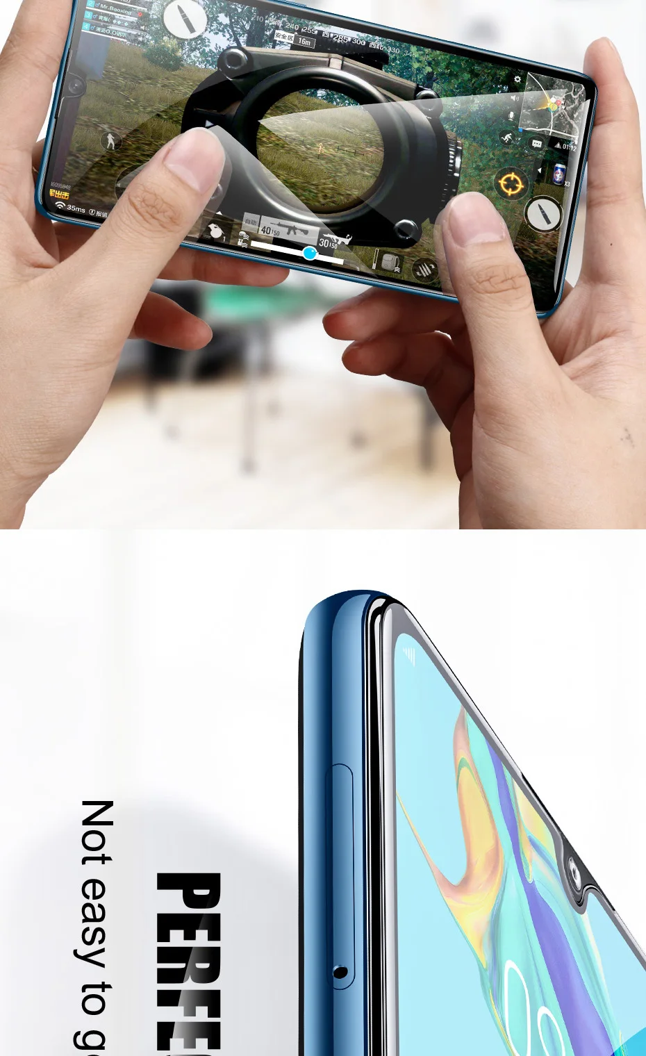 25D полностью закрывающая Защитная Стекло для huawei P30 P20 Pro Lite Экран протектор Закаленное Стекло для Honor 9 Lite 10 Стекло пленка