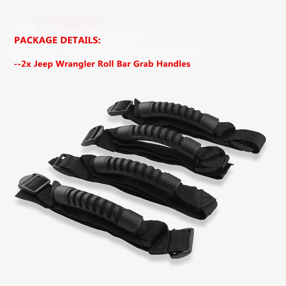 Стайлинга автомобилей поперечной ручки тонкий держатель для Jeep Wrangler JK 1995 2018