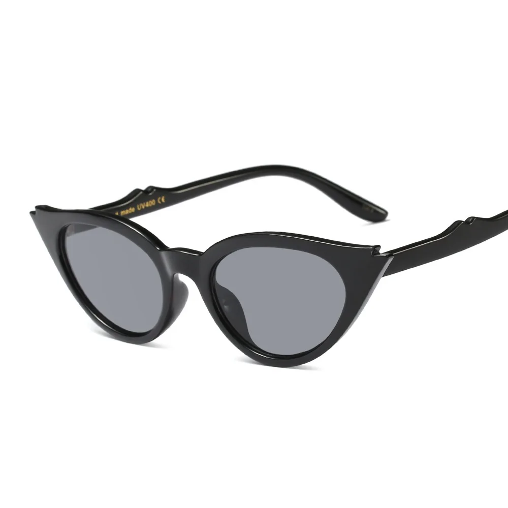 SOLO TU Trend Small Cat Eye Women Female Unique Sun Glasses Brand Designer Street Snap Personality For Ladies Sunglasses Oculos |
