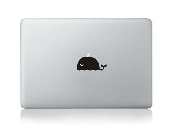 MB black-logo (39) Черная частичная наклейка s для Macbook New Pro Wild-curl up для ноутбука Macbook pro air retina 11 13 15 виниловая наклейка - Цвет: MB black-logo (39)