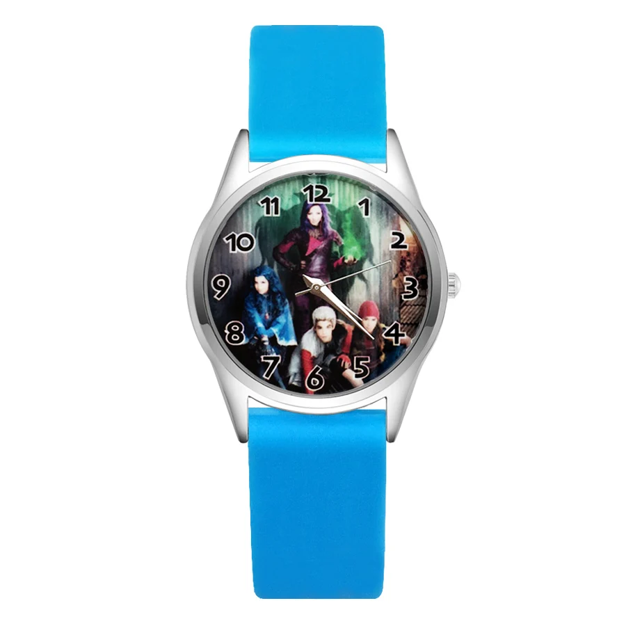 Sky Blue Милые детские часы с героями мультфильмов; симпатичные стильные женские часы для студентов; для девочек и мальчиков; кварцевый мягкий силиконовый ремень; наручные часы; JC39 - Цвет: Sky Blue