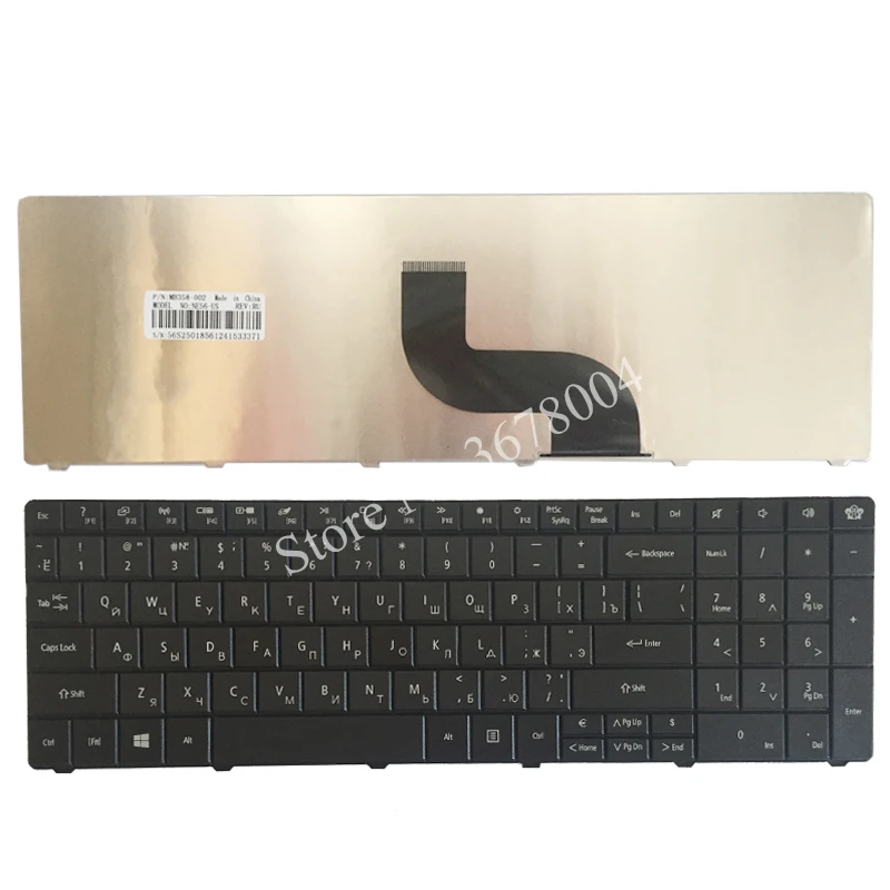 

Новая русская черная клавиатура для ноутбука Gateway NE71B NE51B16U NE51B18U NE56R43u